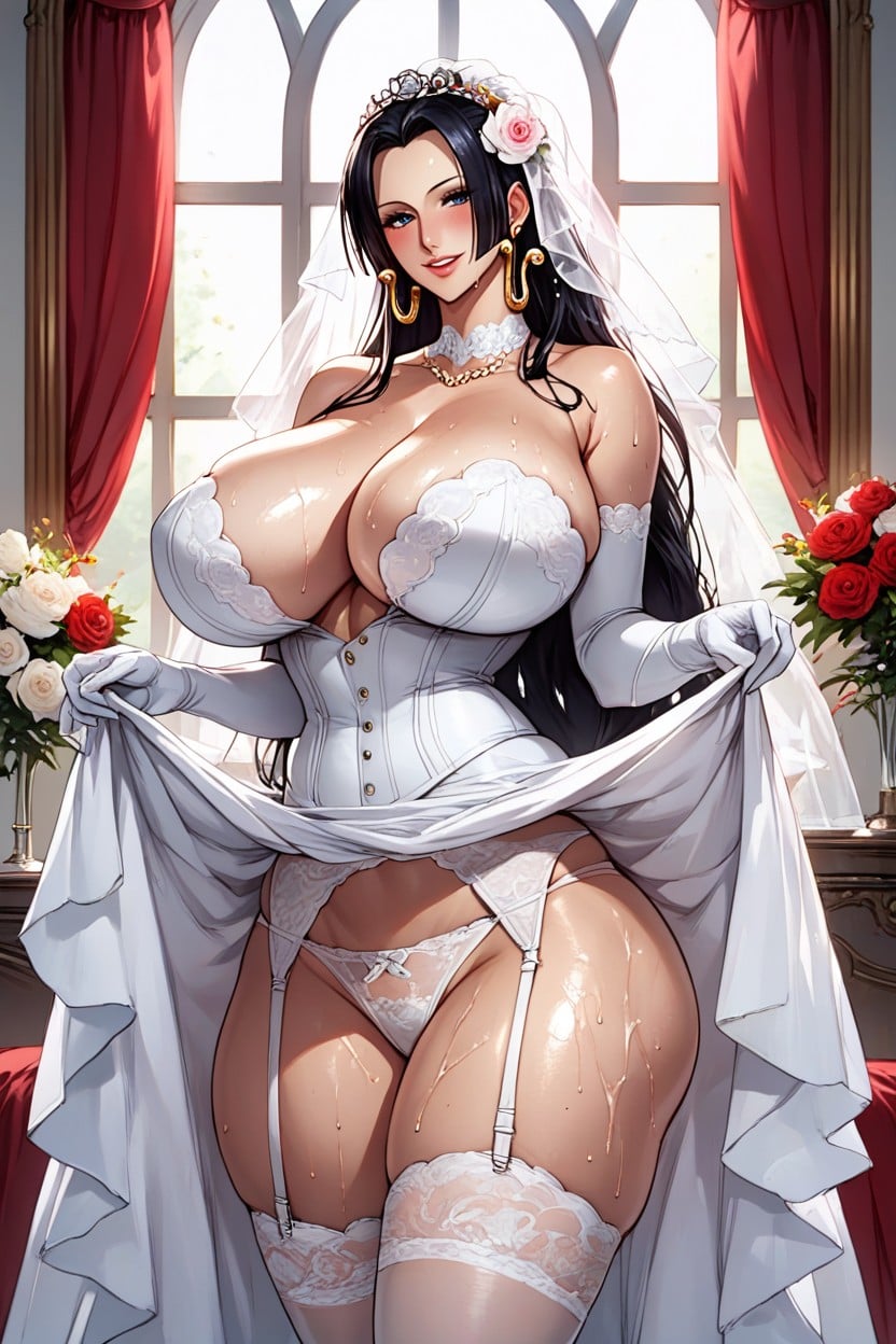 Blushing, Gloves, 50+ Hentai AI Porn