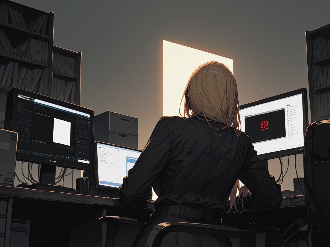 Rear View, Dutch Angle, Hair AI Porn