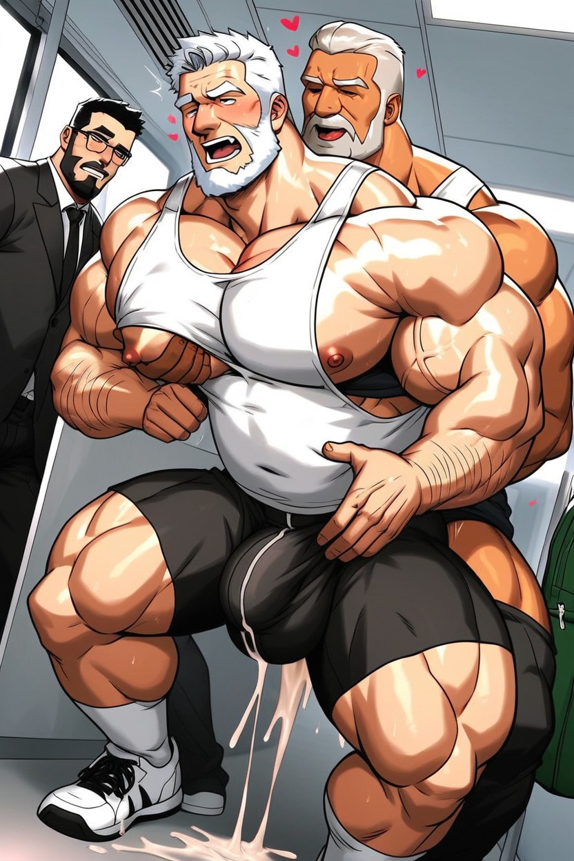 Hairy, Aggressive Sex, Hearts AI Gay Porn