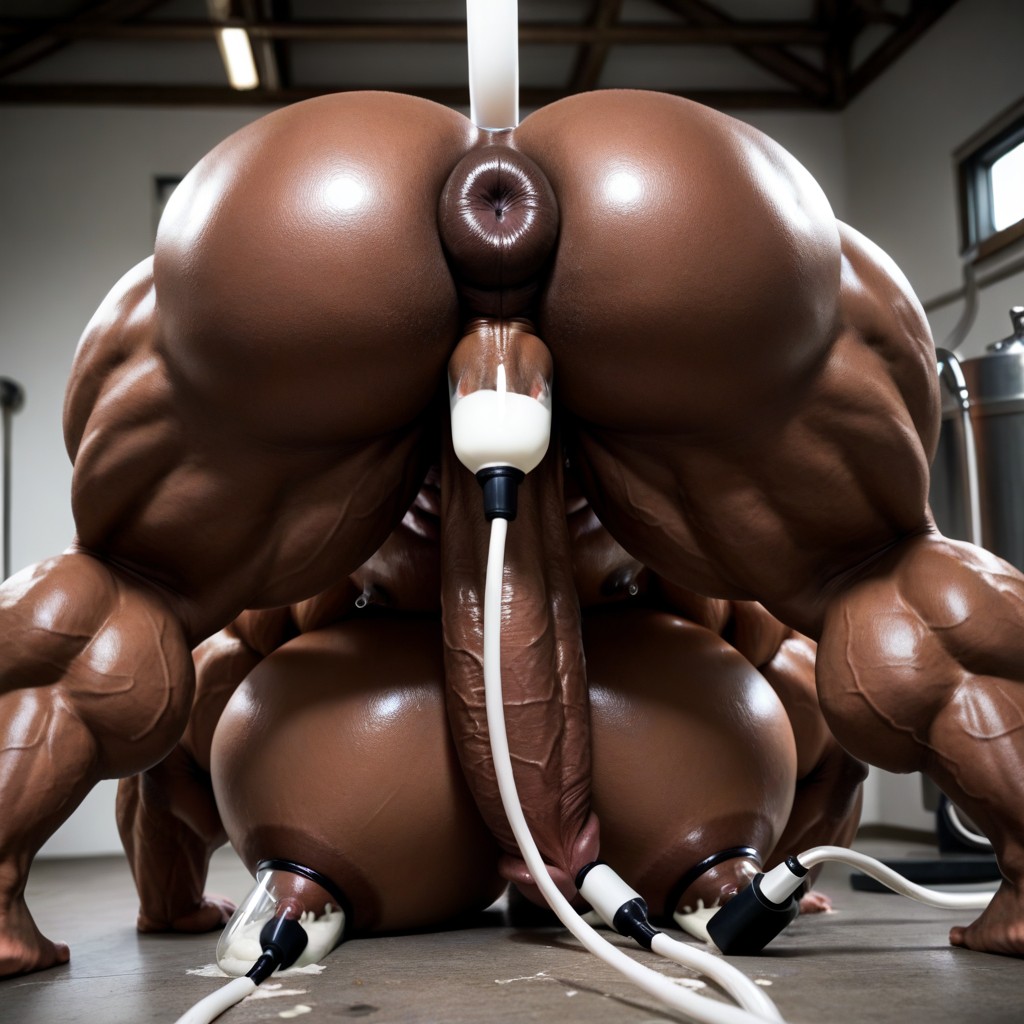 Massive Muscles, Gay Porn, Sucking Penis AI Gay Porn