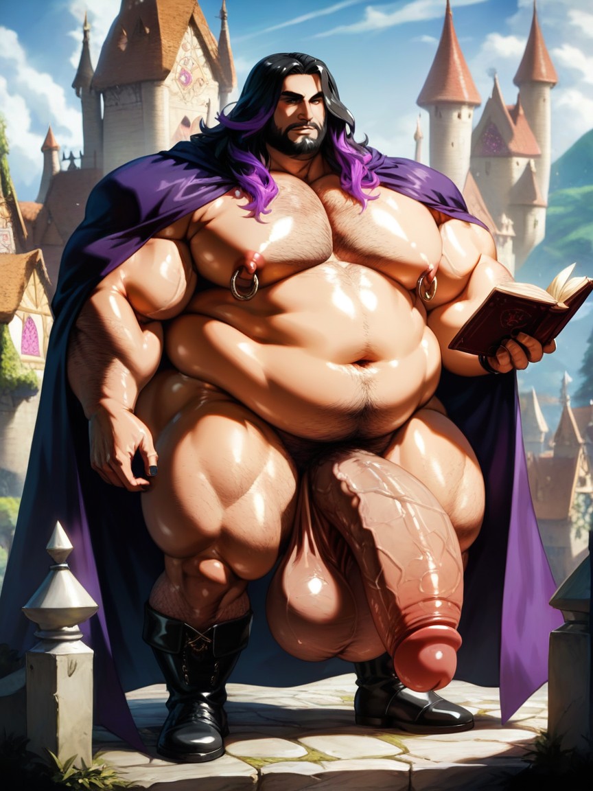 Broad Shoulders, Oiled Skin, 20+ AI Gay Porn