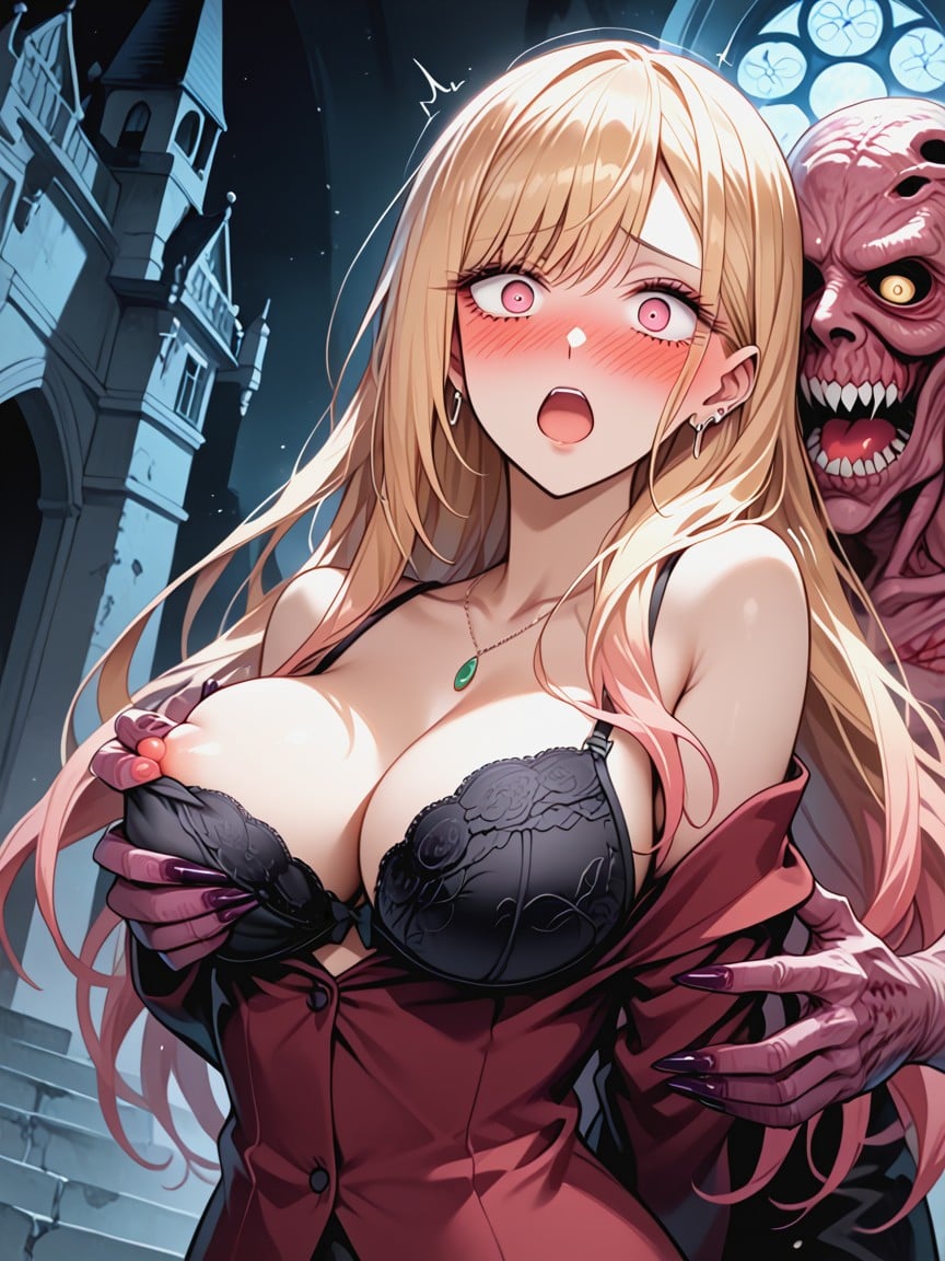 Castle Bedroom, Waist Shot, Rounded Ass Hentai AI Porn