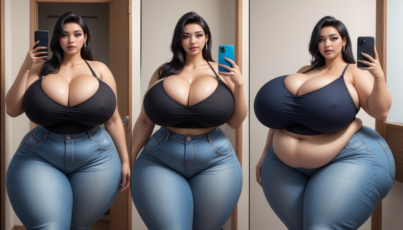 Expansión De Senos, Hyper Fat Thick Curvy Fuller Figured Asian American College Woman, 18+ Porno BBW IA