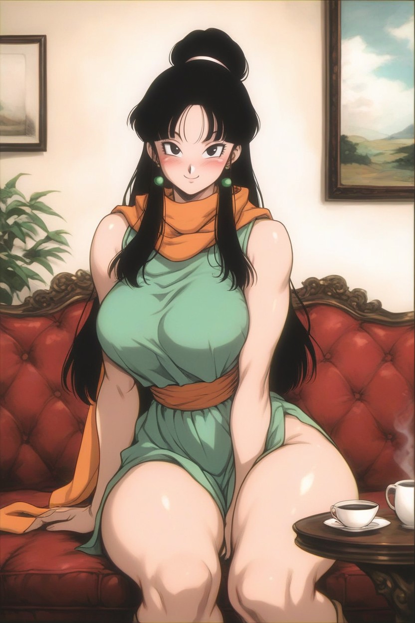 Sfw, Bare Legs, Large Breast Hentai AI Porn