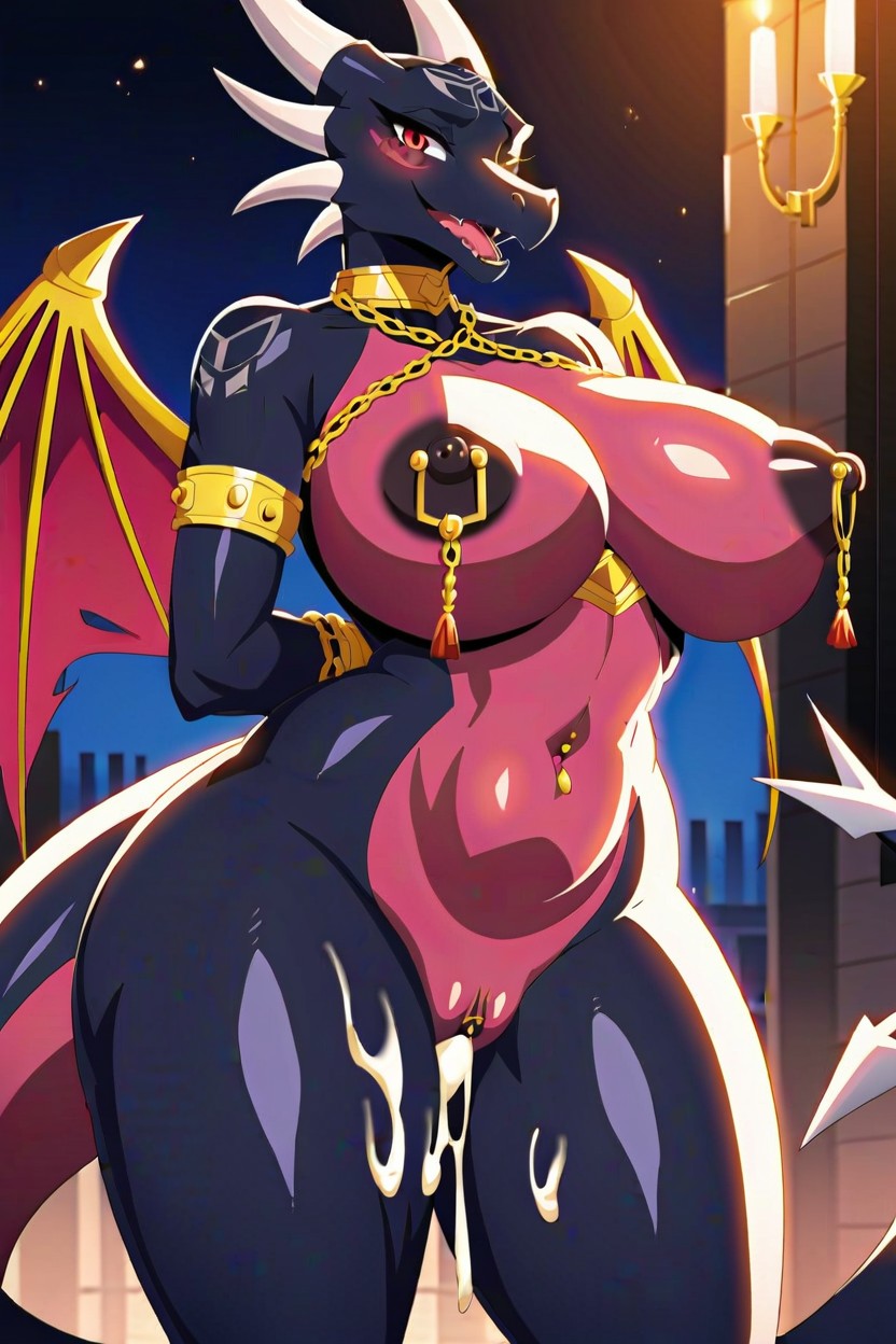 Cum, Cum In Ass, Black Scales Furry IA