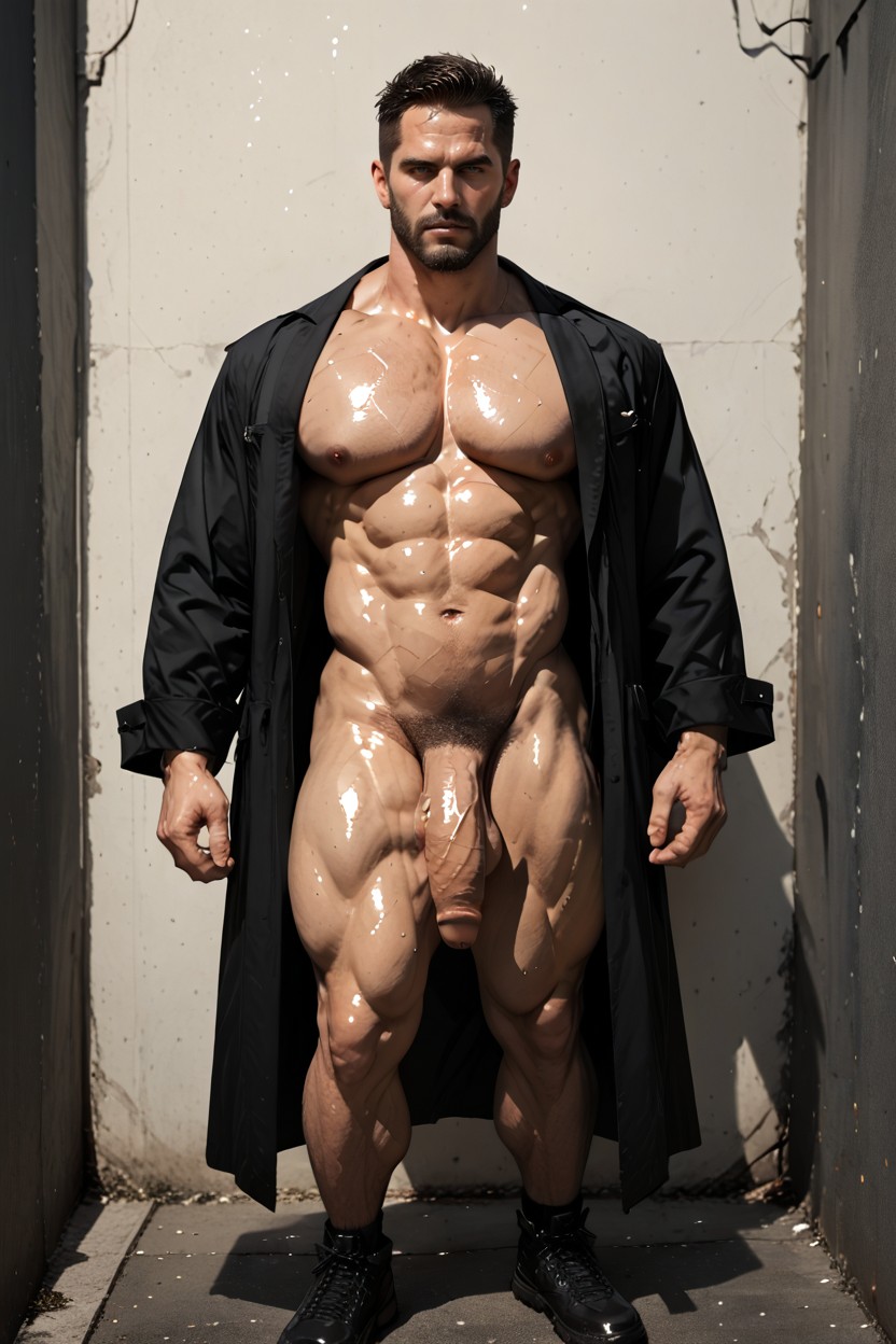 Foreskin, Thick Thighs, Massive Cock AI Gay Porn