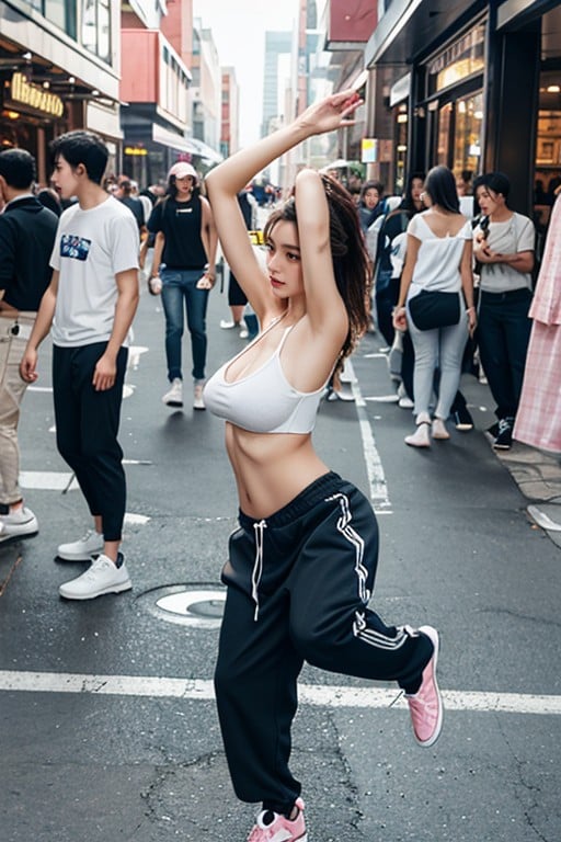 Pussy, Sparkly Clothes, Shiny Skin Asian AI Porn