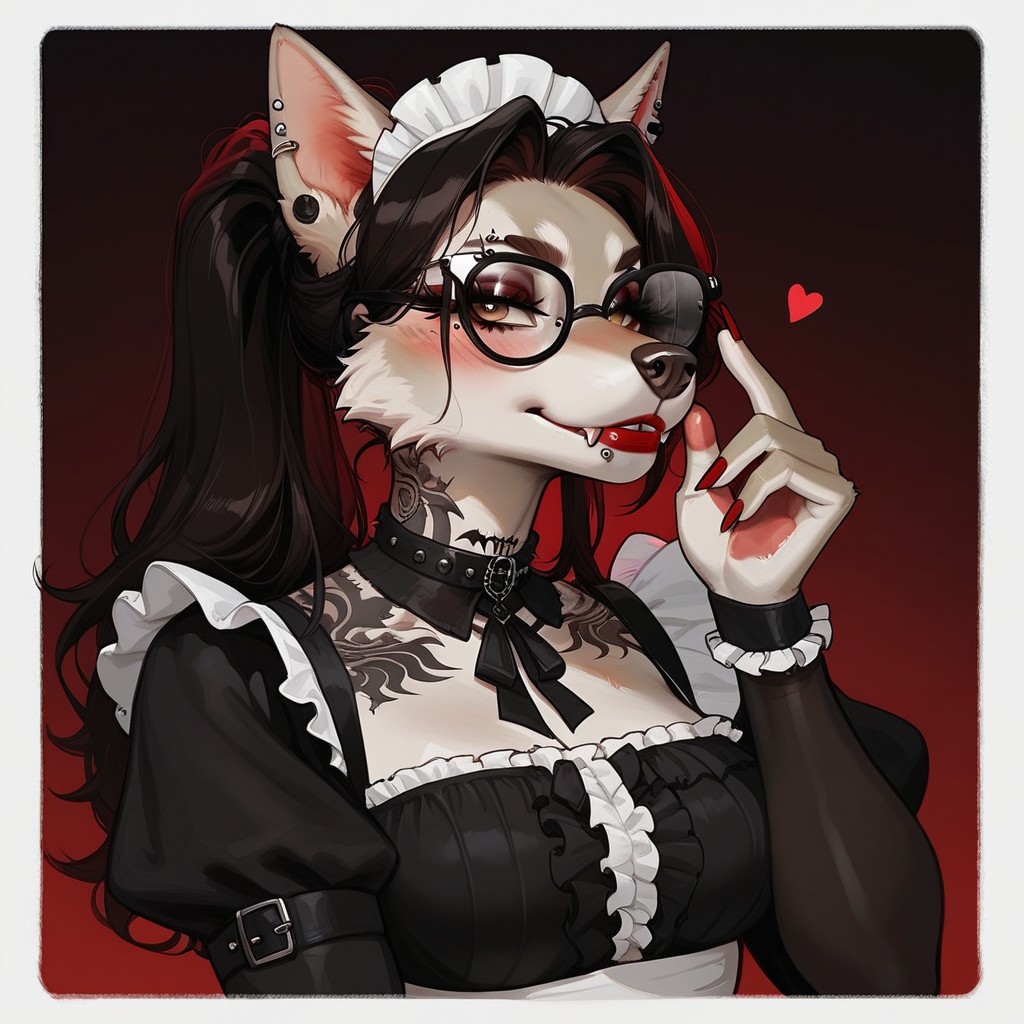 Big Paws, Medium Breasts, Brown Eyes Furry AI Porn