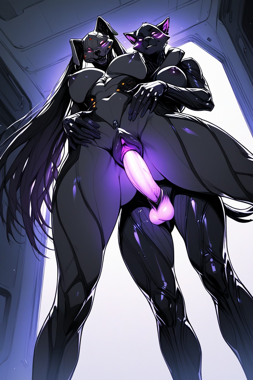 Orgasm, Large Breast, Standing Furry AI Porn
