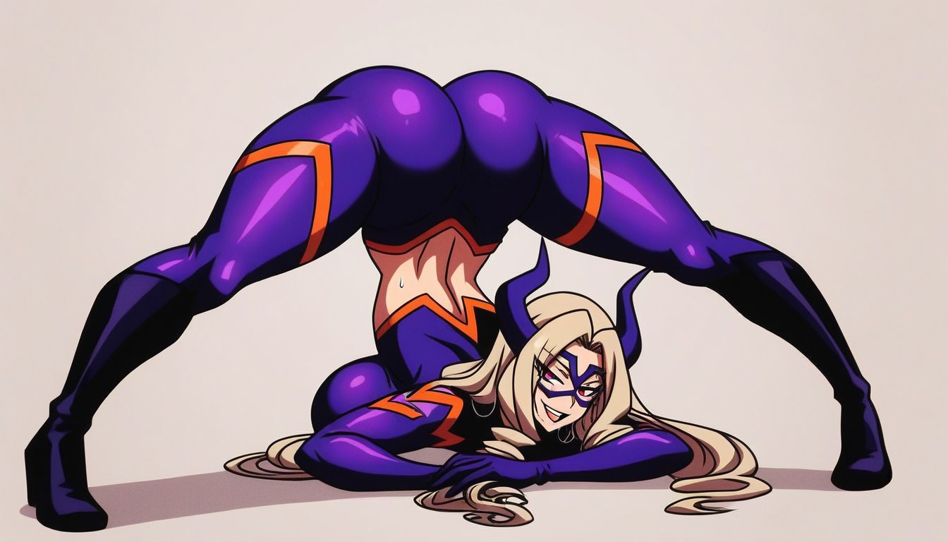 Massive Breasts, Legs Spread Very Wide, Sweaty Hentai IA