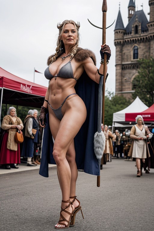 Valkyrie, Many People Around, Strong Arms AI Porn