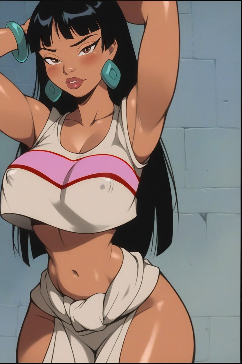 25+, Long Waist, Blushing Hentai AI Porn