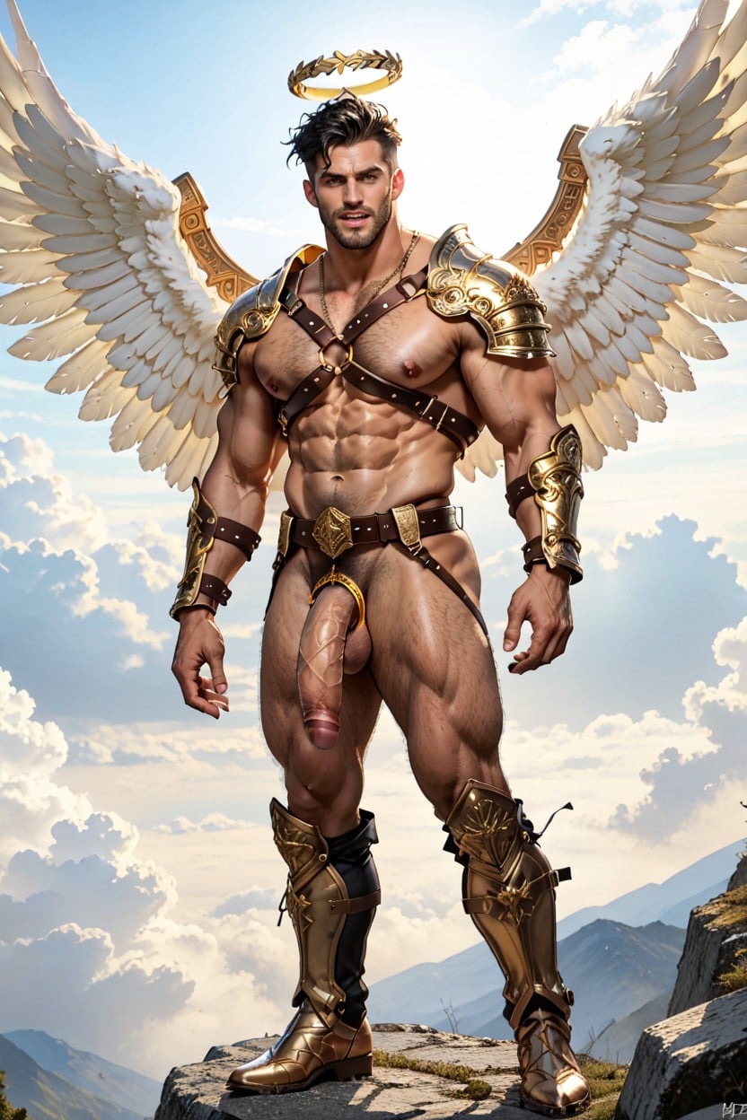 Award Winning Photo, 生氣, Huge Muscular Body AI同性戀黃片