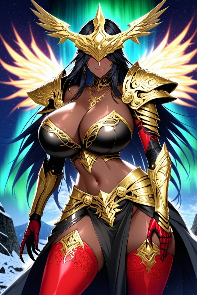 Hair Covering One Eye, Añadir Detalle, Black Hair Hentai IA