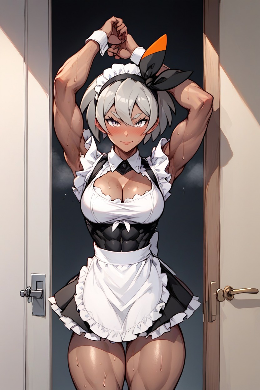 Cleavage, Medium Breast, Anime Style Hentai AI Porn
