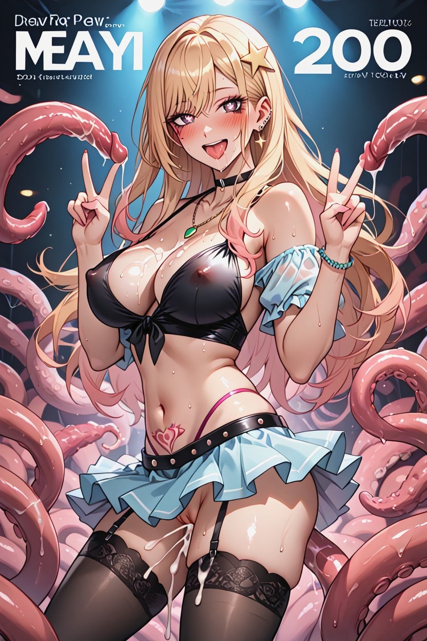 Long Straight, Plamp Pussy, Mischievous (smiling While Blushing) Hentai AI Porn