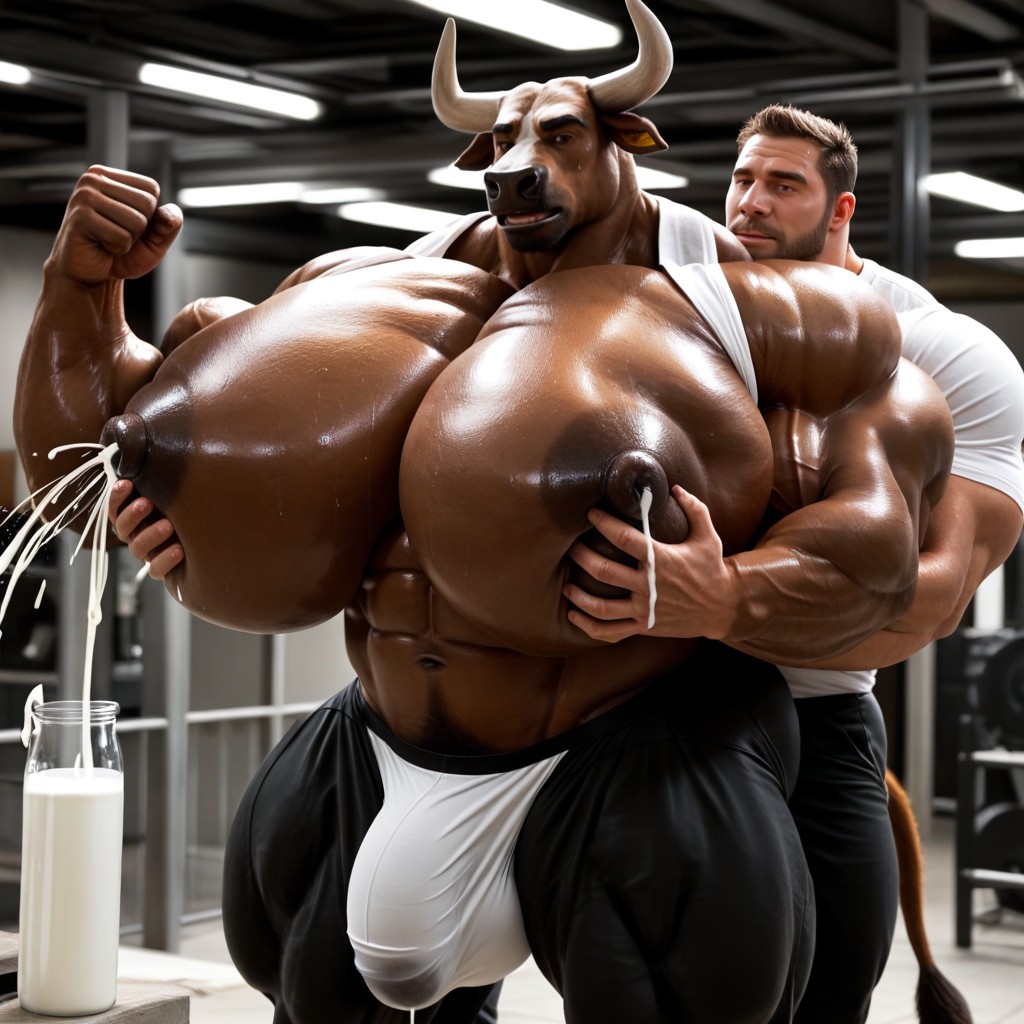 Erect Penis, Large Horns, First Person Cattle Furry AI同性戀黃片