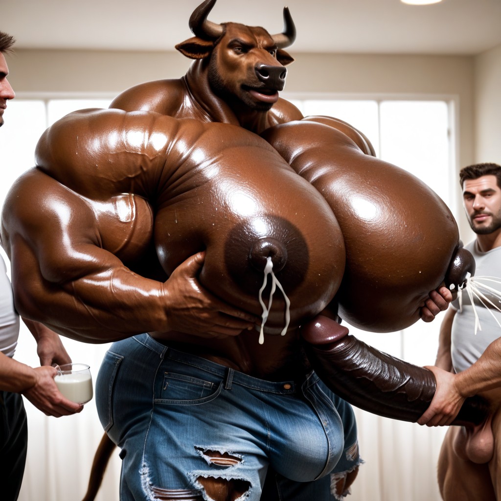 Husky Furry Milking Cattle Furry's Breasts, Rough Grope, Squeezing Nipple AI同性戀黃片