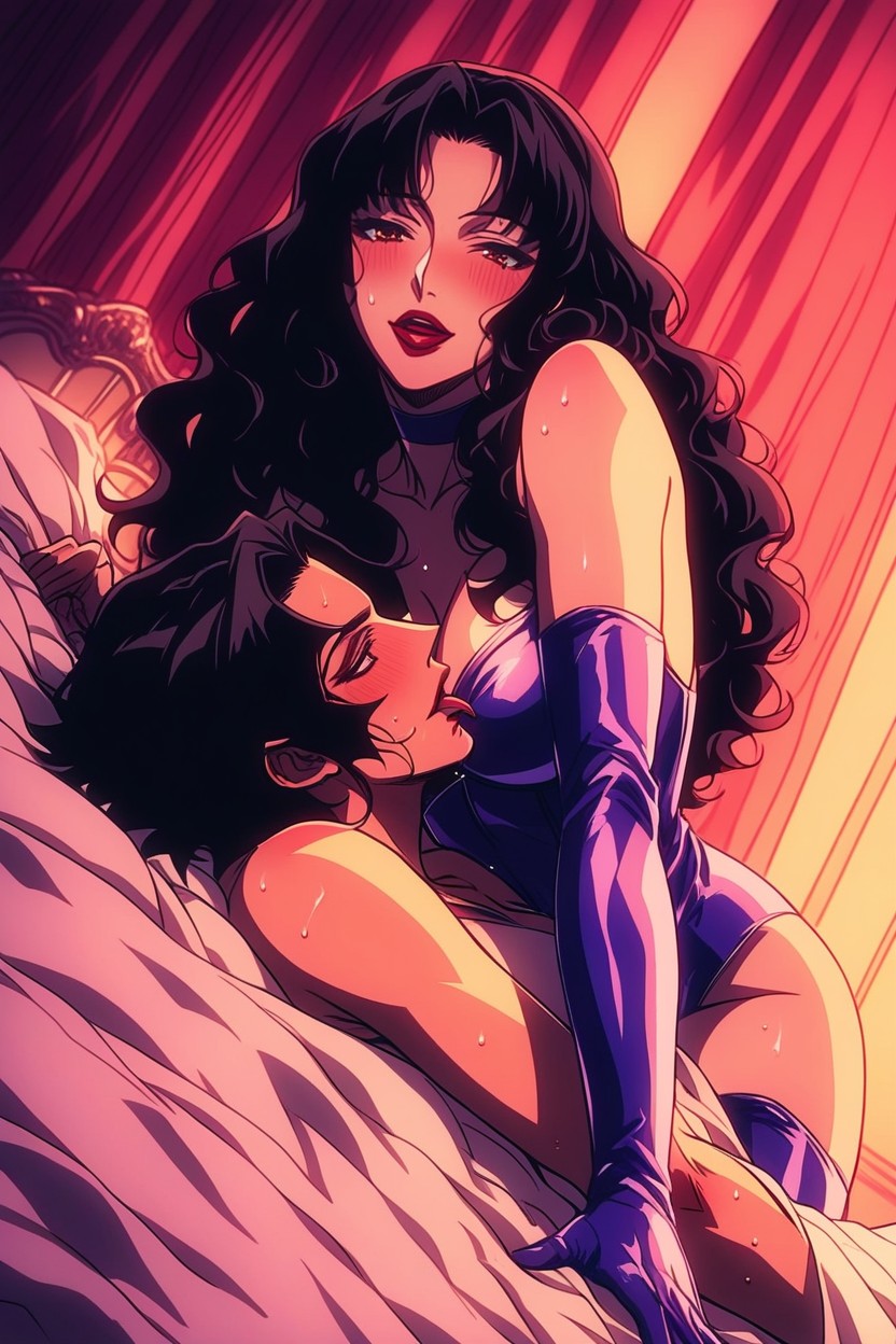 25+, Bob Hair Woman Is Black Hair, Rui Kisugi From Catseye AI Porn
