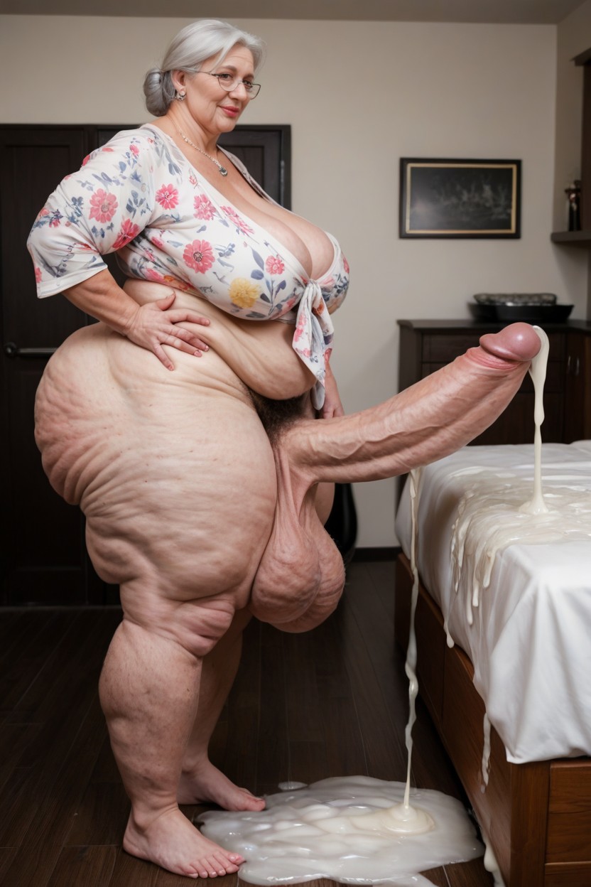 Cum Covering Bed, Largo, Extra Hyper Cum Porno IA