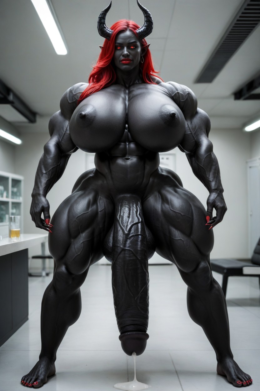 脚を広げる, Solo, She Venom ニューハーフAIポルノ