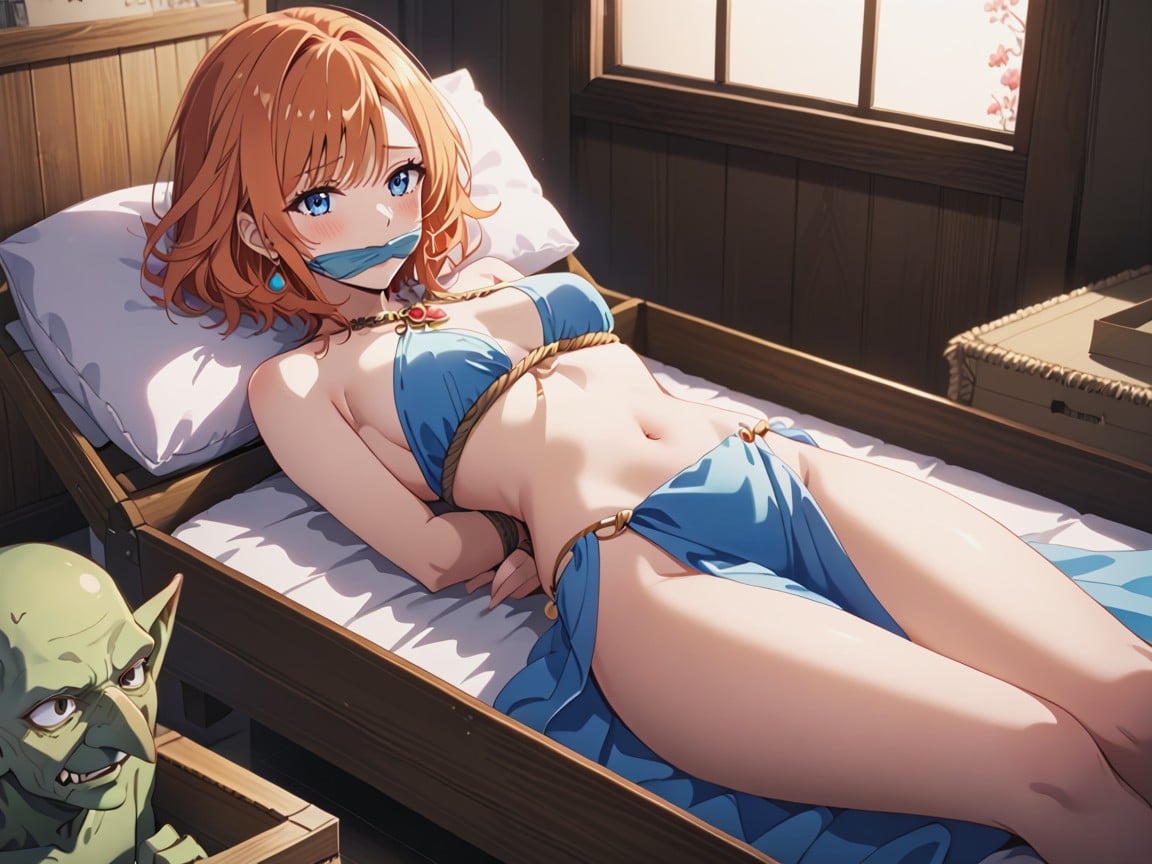 Laying, Front View, Skinny Hentai AI Porn