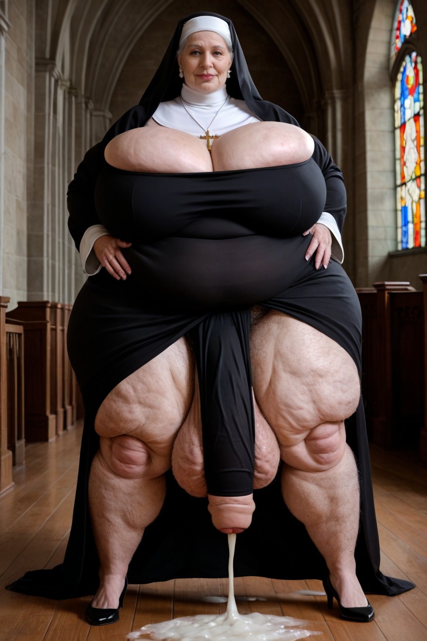 Obese, Old Church, Extremely White Hair Porno IA
