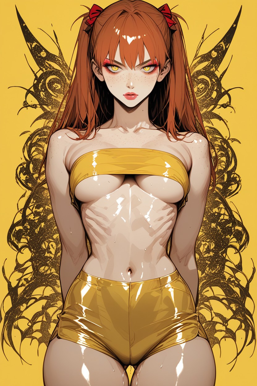 Ultra Sexy Poses, Sweaty, Petite Poitrine Porno IA Hentai