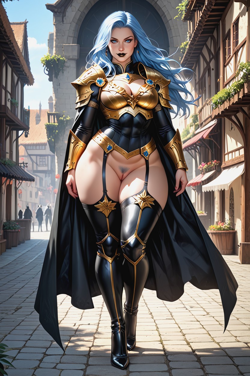 Full Metal Armour, Ultra Detailed Skin, Thick Pussy AI Porn