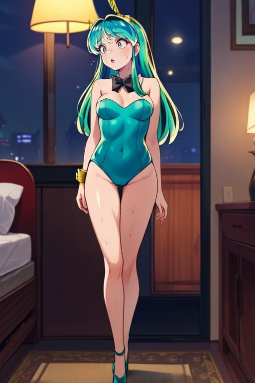 Legs Up, Horny, Sweaty Hentai IA