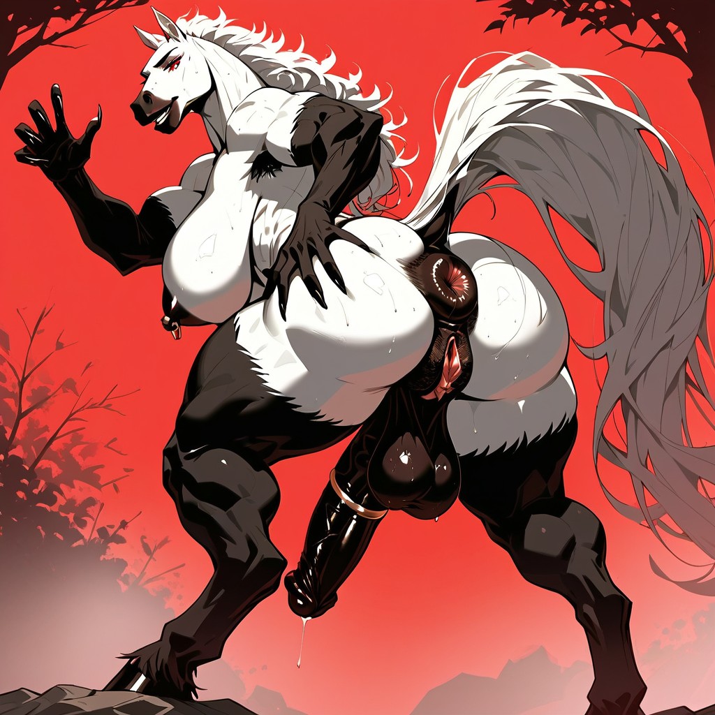 Detailed Onsen Setting, Long Sleek Snout, Hyper Musk AI獸人黃片