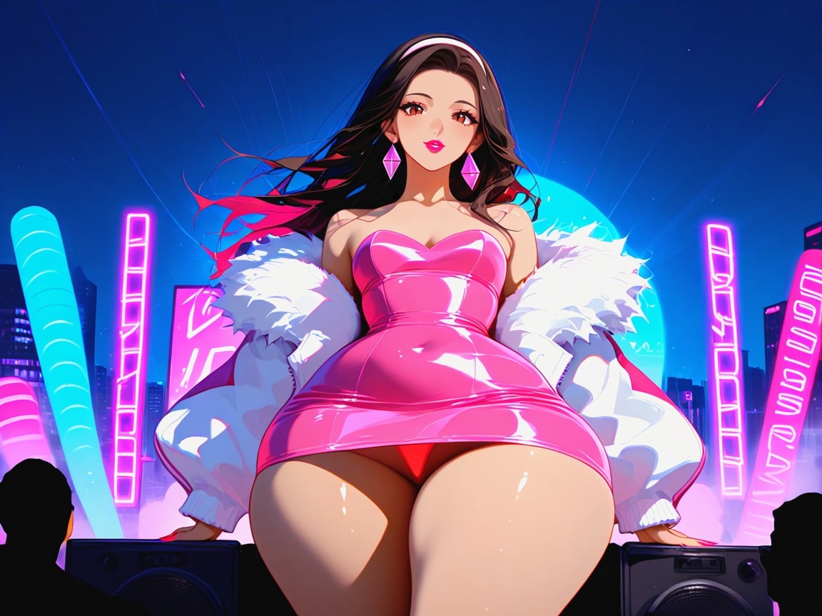 Long Length, Sharp Edges And Lines, Wide Ass Cheeks AI Porn