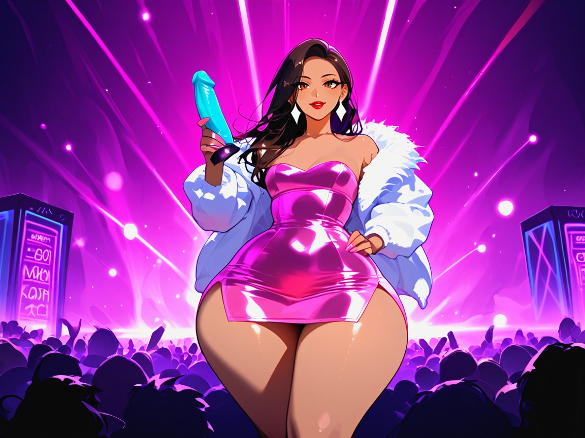 Rooftop Location, Concert Setting, Bokeh AI Porn