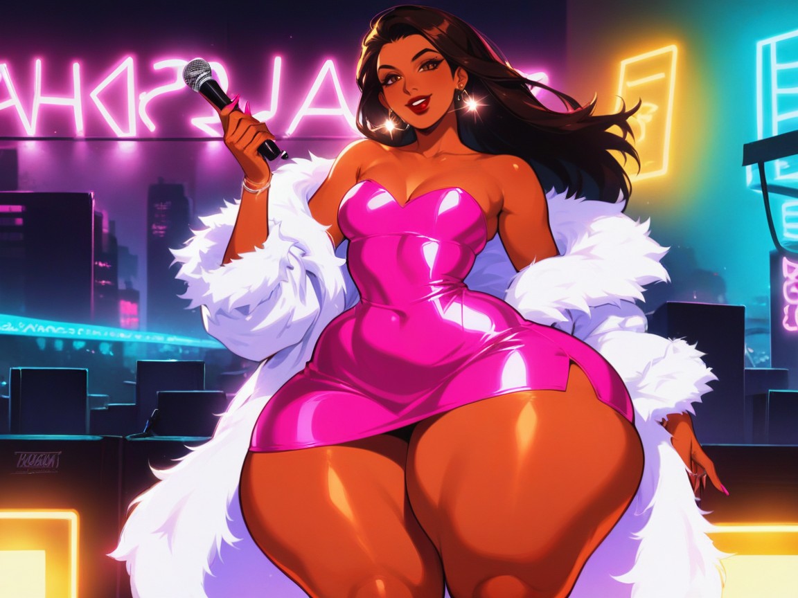 Singer, Extremely Large Ass, Skinny Hentai AI Porn