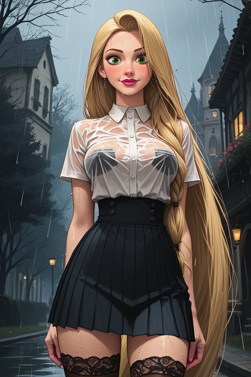 Shadows, Rapunzel, Full Body Hentai AI Porn