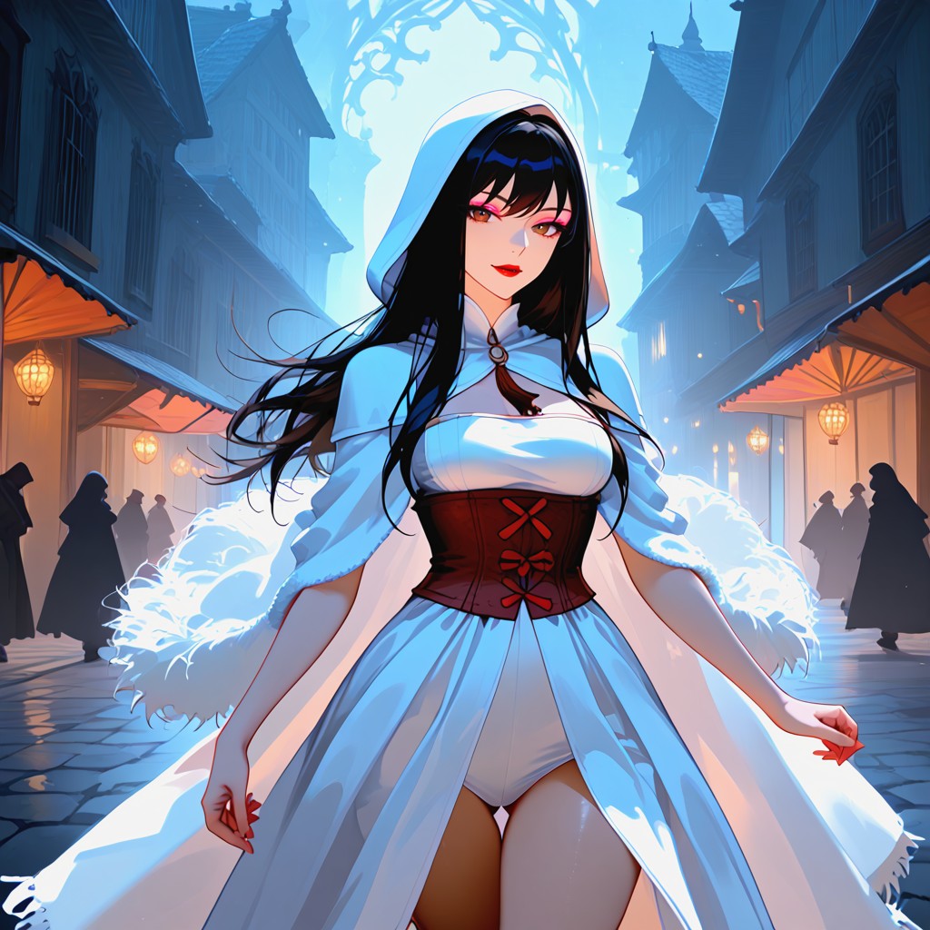Medieval Background, Long Length, Low Breast Length Hentai AI Porn