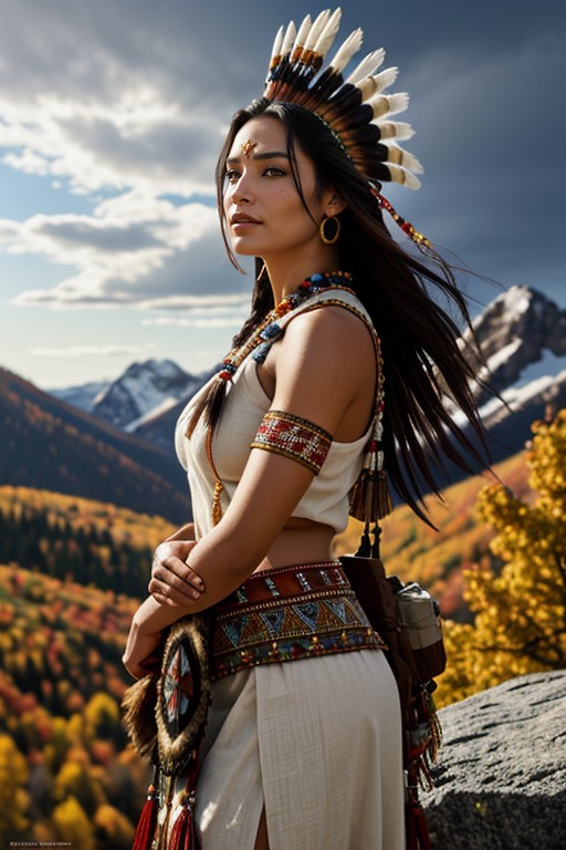Rich Textures, Her Gaze Determined, Cosplay AI Porn