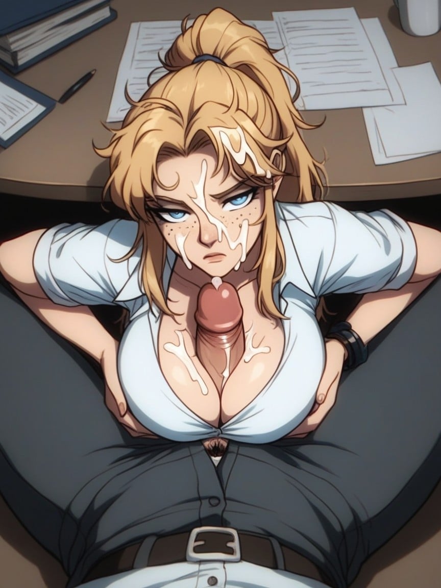 Large Breast, Freckles, Cum Hentai AI Porn