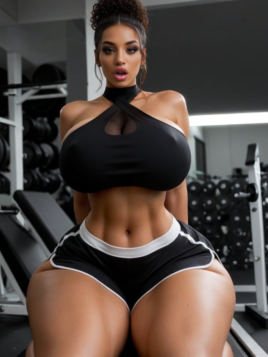 Extreme Hyper Butt, 20+, Mouth Agape AI Porn