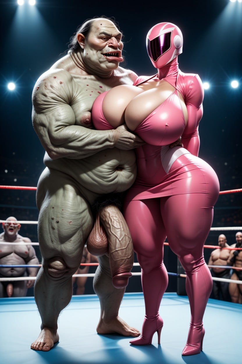 Super Long Legs, Large Ass, Hyper Saggy Breasts AI Porn