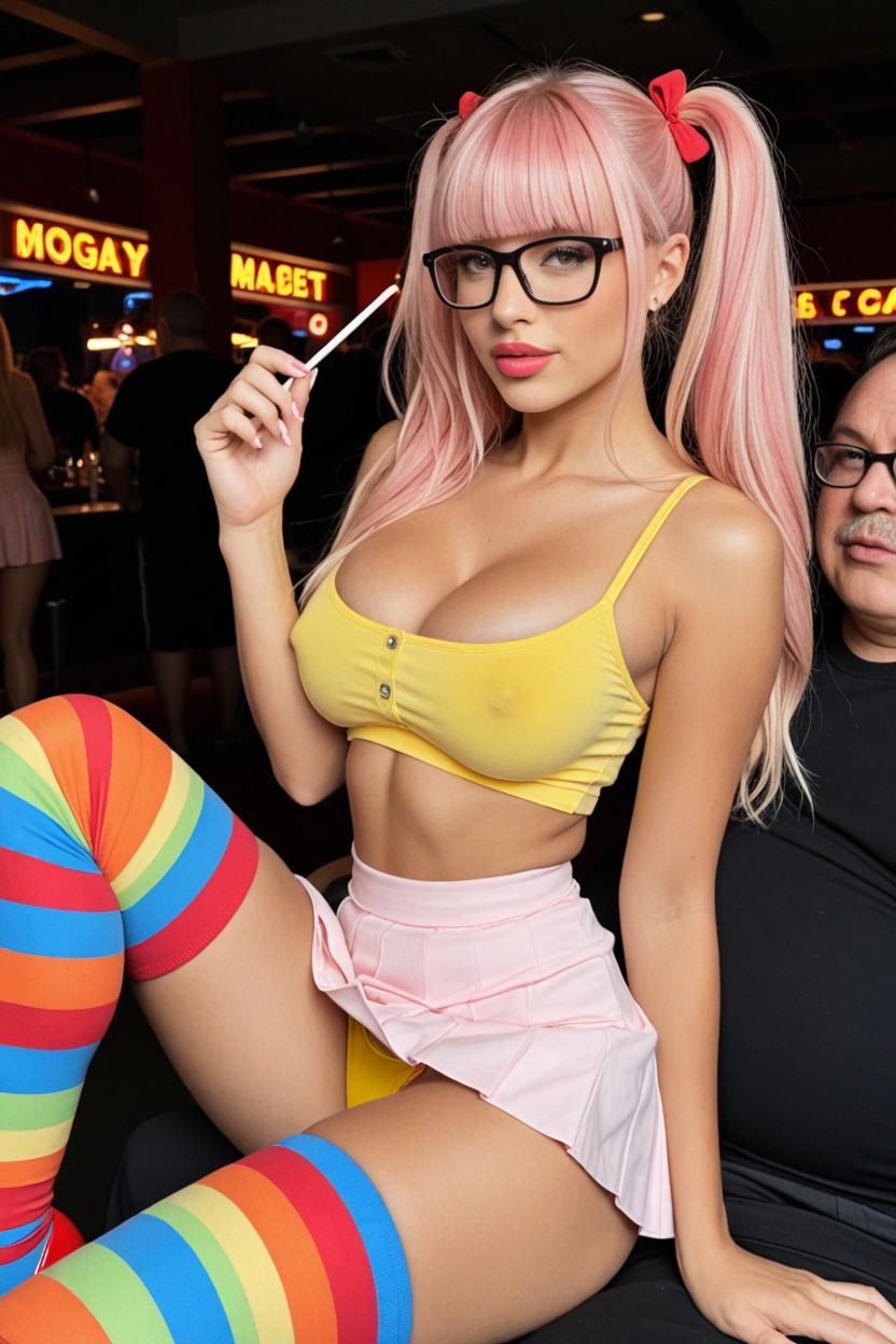 Holding A Lollipop, The Main Character A Woman Called Mary, Ass Bigger Than Waist AI Porn