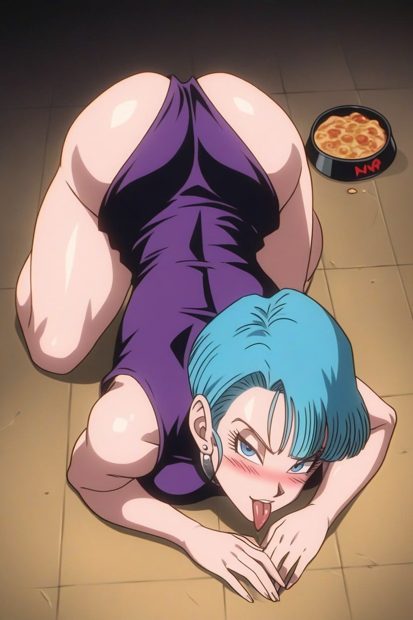 High Resolution, On All Fours, Blue Eyes Hentai AI Porn
