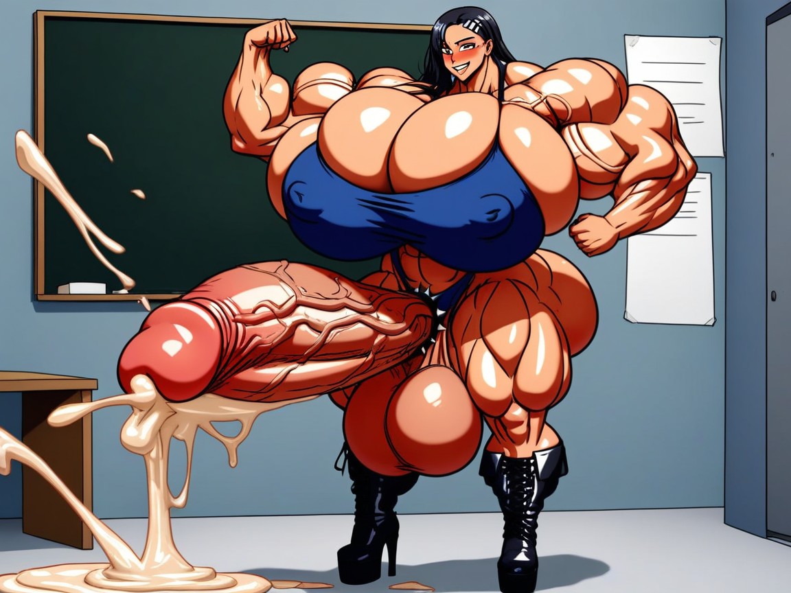 Huge Cock, Amazon, 엄청나게 긴 하이퍼 페니스 쉬메일 AI 포르노