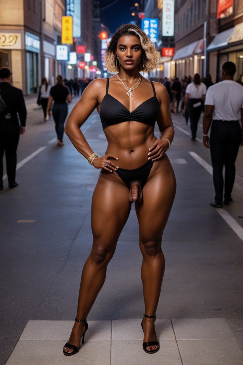 Bangles, Medium Dark Skin Tone, Delicate Necklace Porno IA transsexuelle