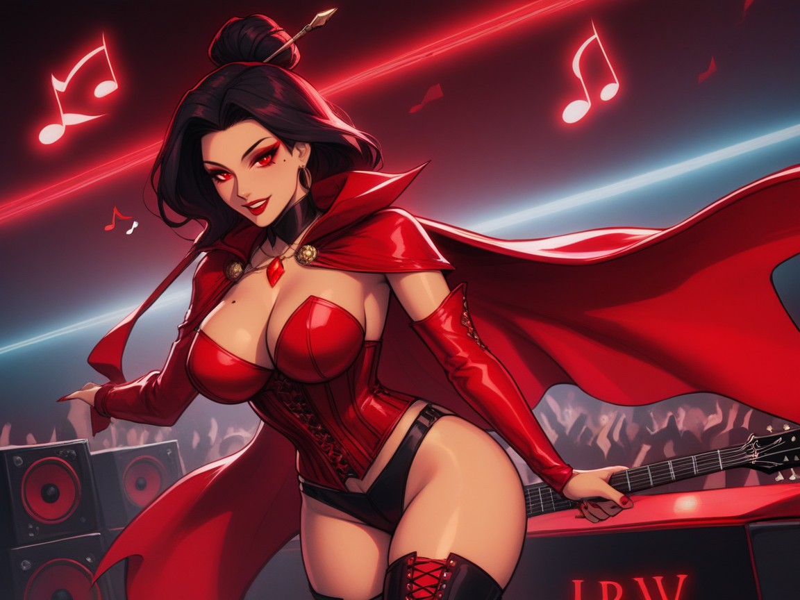 Concert Setting, Breast Implants, 18+ Porno IA latina