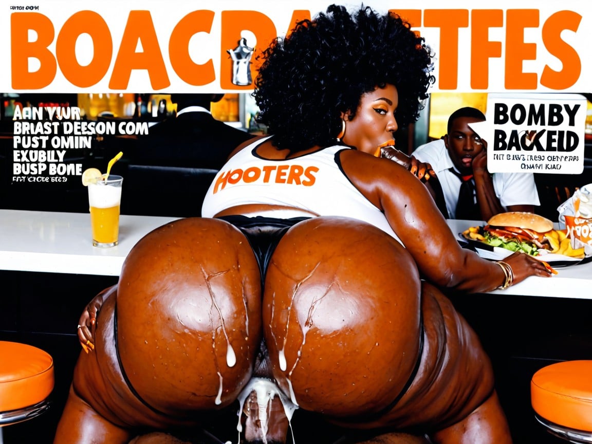 African Face, Humongous Ebony Tits, Pitch Black Skinned Ssbbw Ebony AI Porn