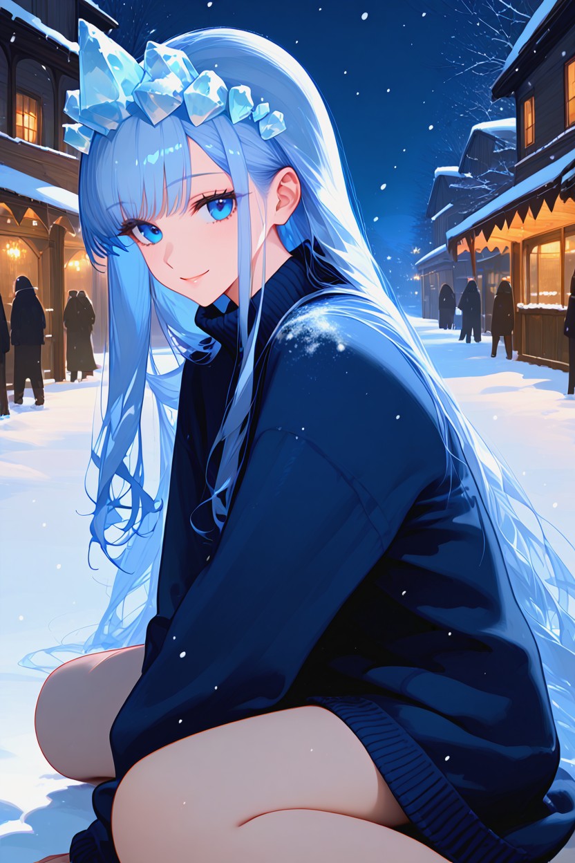Snowing, 18+, Long Hair Hentai AI Porn