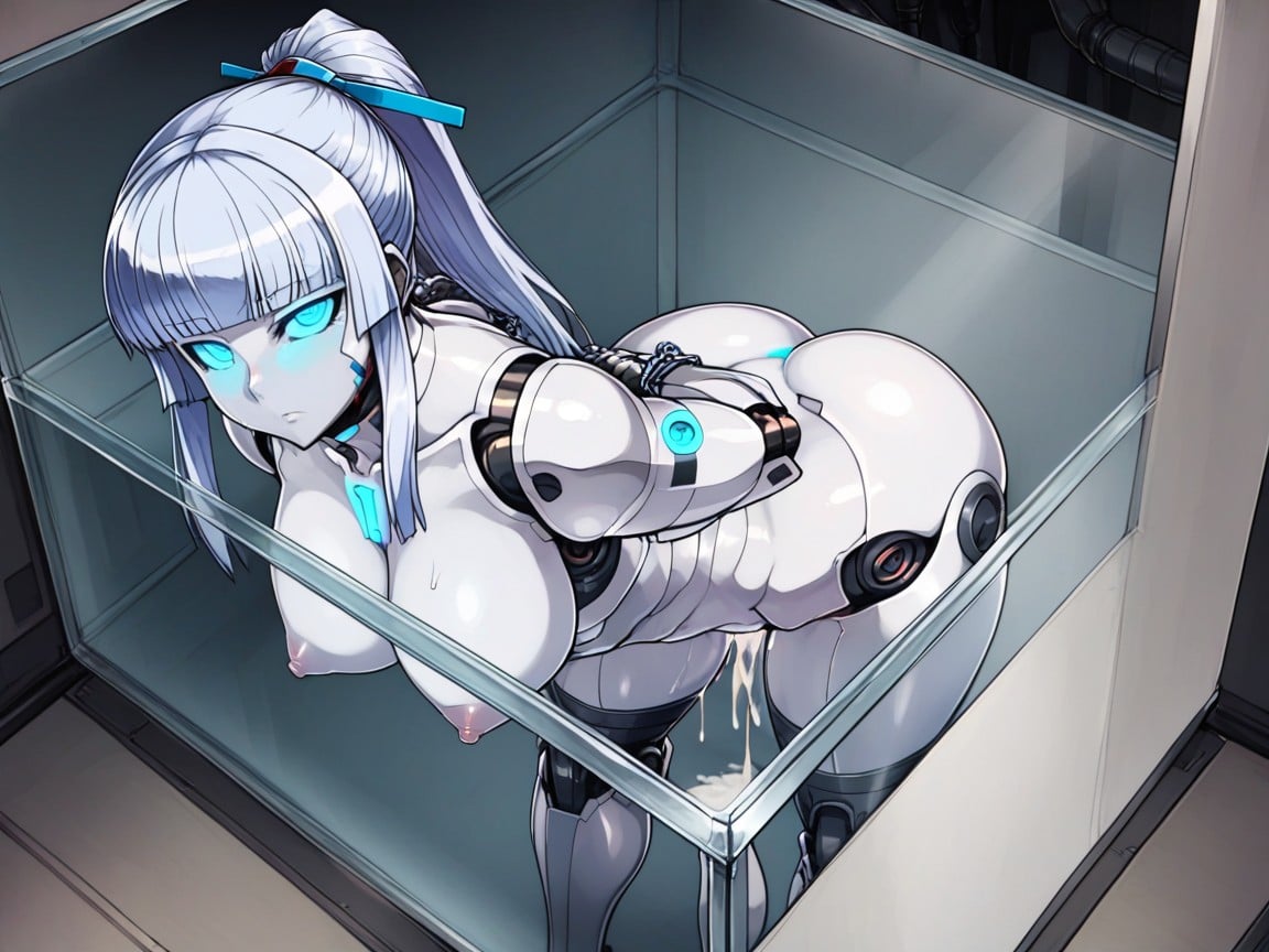 Anime Style, Expressionless Face, Bending Over Hentai AI Porn