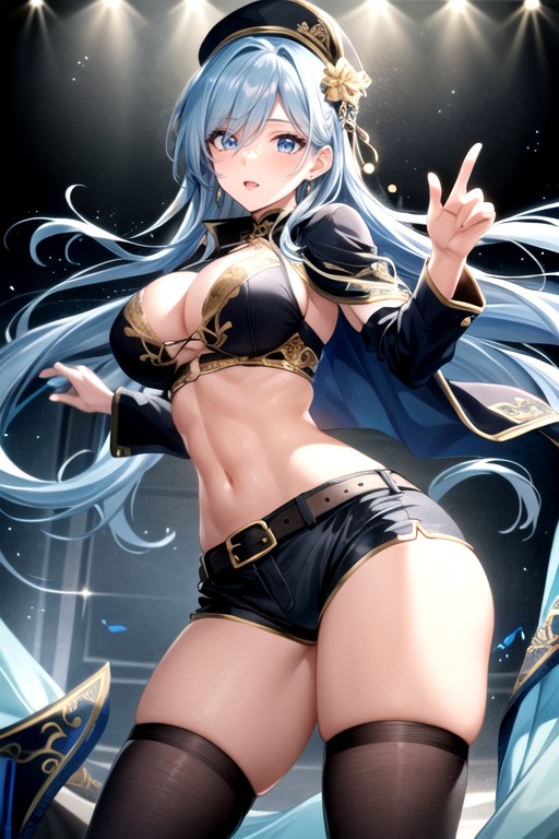 18+, Deep Cleavage, Alluring Performance Hentai AI Porn