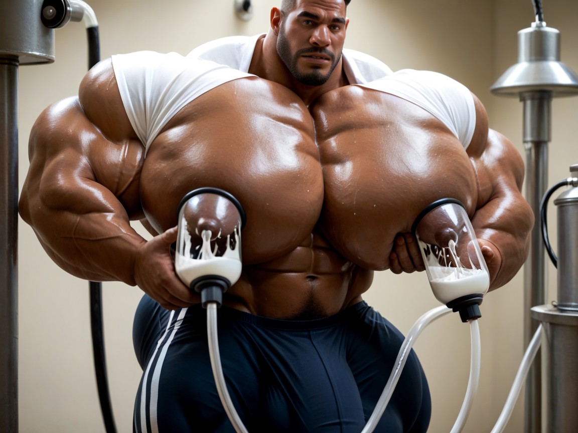 18+, 매우 큰, Hyper Pecs 게이 AI 포르노